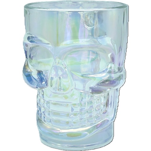 Skull Mug Radiance Pearl 17.62oz. Glass