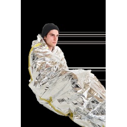Emergency Bag 84 x 36" Aluminized film W/yellow tape"