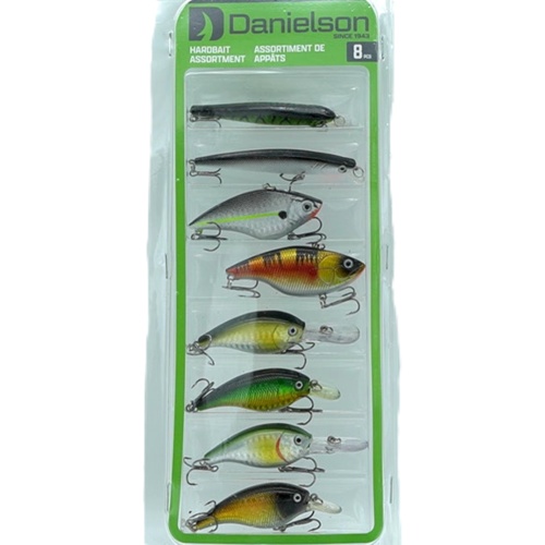 Hardbait Assprtment 8pk. Danielson