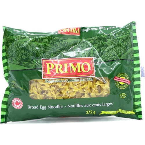 Broad Egg Noodles 375g. Primo
