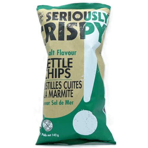 Kettle Chips Sea Salt Flavour 142g. Seriously Crispy