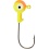 Double Eye Jig Heads 1/16oz. 10pk. Chartreuse/orange Danielson