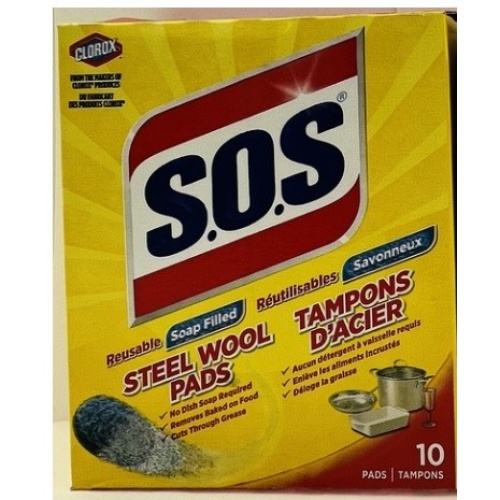 S.O.S Steel wool pads 10pk