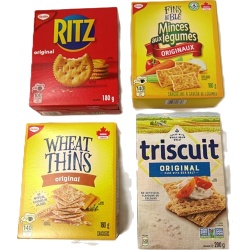 Crackers Assorted Triscuit, Wheat Thins Or Ritz