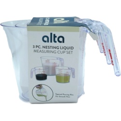 3pc. Nesting Liquid Measuring Cup Set Alta