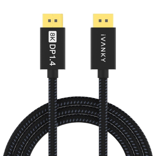 Displayport Cable 10' 32.4gbps 8k@60hz, 4k@144hz, 1080p@240hz iVANKY (needs Label)