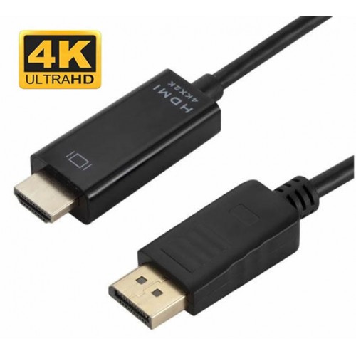 Cable - Displayport to HDMI 4Kx2K 6 foot - Connects PC/Laptop to monitor
