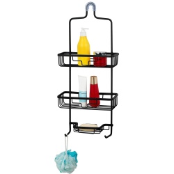 shower caddy Black aluminum