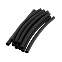 Heat Shrink Tubing 6 x 5/16" 10pk. Black Global Tone"