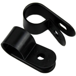 Nylon Cable Clamps 1/2 100pk. Black Global Tone"