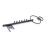 Large Key Hook 17 6 Hooks Wrought Iron Richelieu