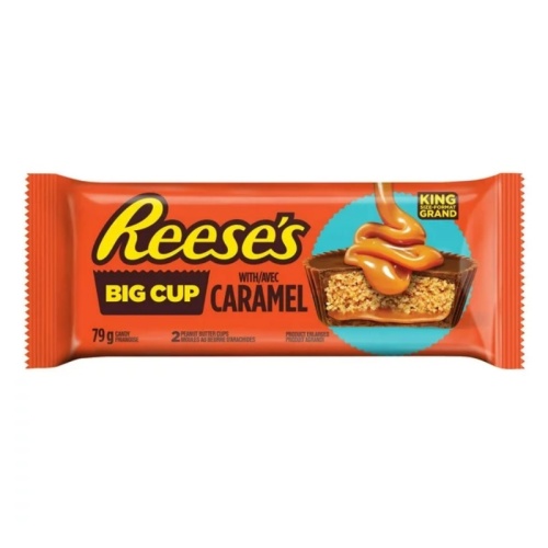 King Size Reese Cups Caramel 78g. (in Display)