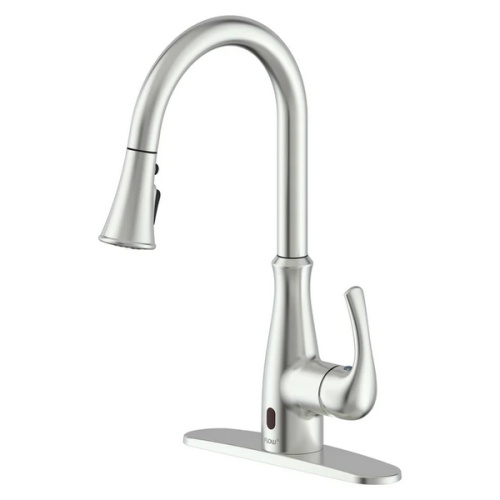 Touchless Kitchen Faucet Brushed Nickel Flow 770