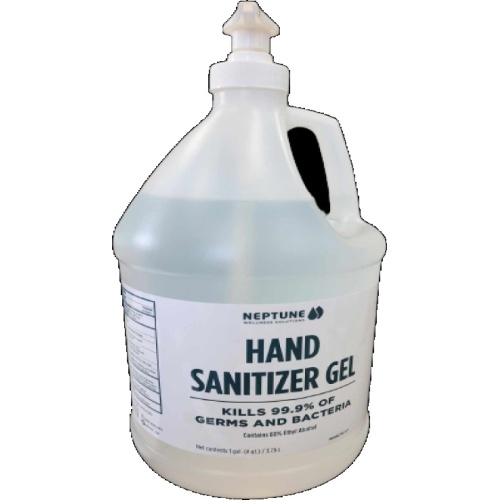 Hand Sanitizer Gel 3.79L 80% Alcohol Neptune Wellness Solutions