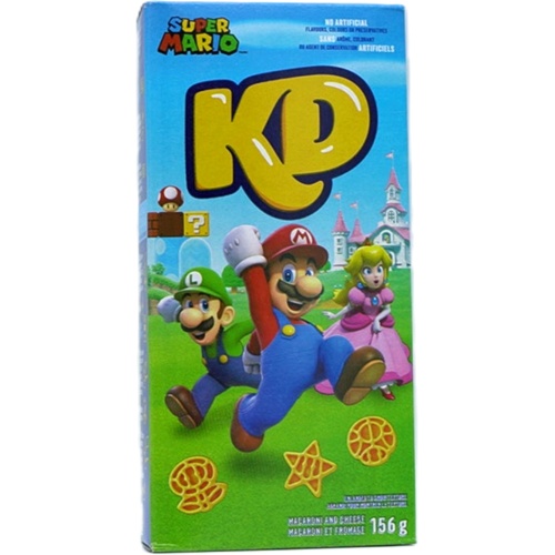 Kraft Dinner Super Mario Shapes 156g.