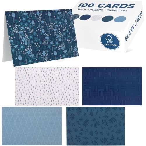 Blank Greeting Cards 100pk. Vns Creations