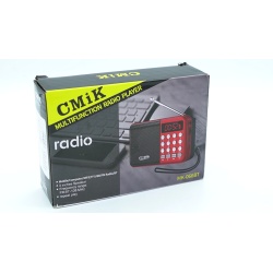 Multifunction Radio Player Mobile/Computer/MP3/TF/USB/FM Radio/BT Red Cmik