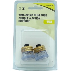 Time-Delay Plug Fuse 15A 2pk. Electrimart
