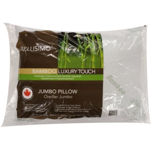 Bamboo Pillow Canadian jumbo/standard Made in Canada