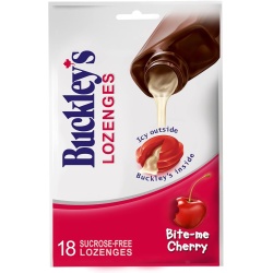 Buckley's Lozenges Bite Me Cherry 18pk.