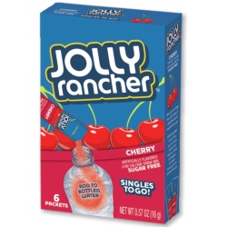 Singles To Go! Jolly Rancher Cherry Drink Mix 16g.