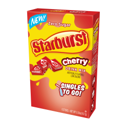 Singles To Go! Starburst Cherry Drink Mix 16.7g.