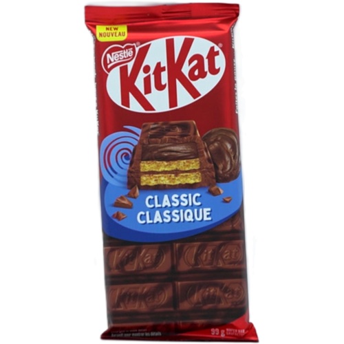 Kit Kat Classic Chocolate Bar 99g. Nestle