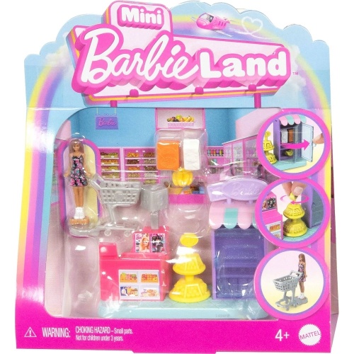 Mini Barbie Land Supermarket Playset