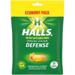 Halls Defense Assorted Citrus 80pk.
