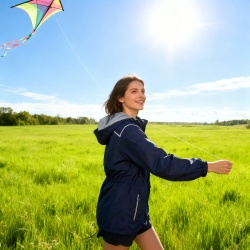 Waterproof Windbreaker Large Black Core365