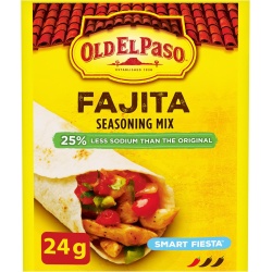Old El Paso Fajita Seasoning Mix 24g. Smart Fiesta