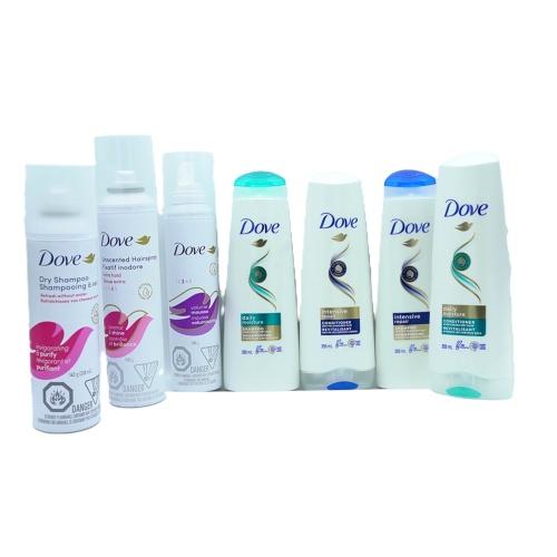 Dove Haircare Products Assorted Shampoo/Conditioner/Hairspray Or Mousse 142g. - 355mL