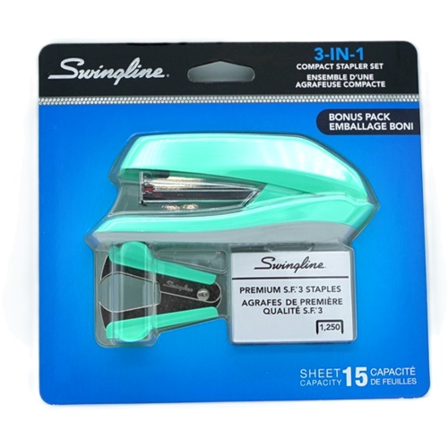 Compact Stapler Set 3 In 1 15 Sheet Capacity Swingline