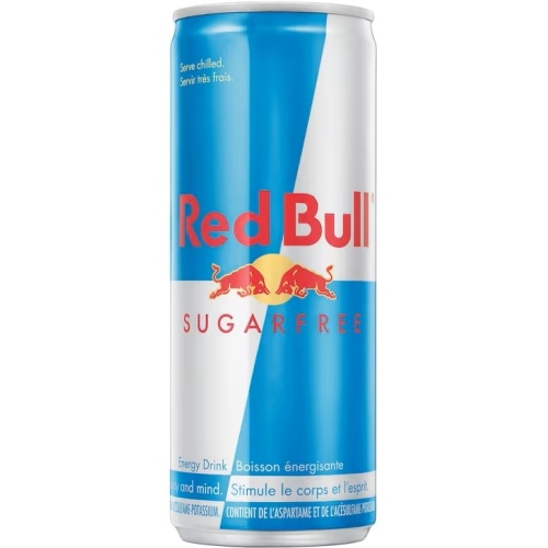Red Bull Energy Drink Sugar Free 250ml.