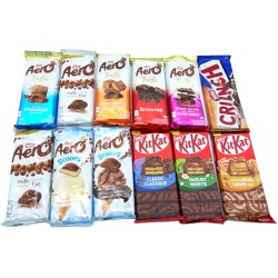 Nestle Chocolate Bars Assorted 97g. - 105g. Aero, Kit Kat, Crunch - each sold individually