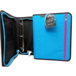 Zipper Binder 1.5 Assorted Hilroy - each sold individually"