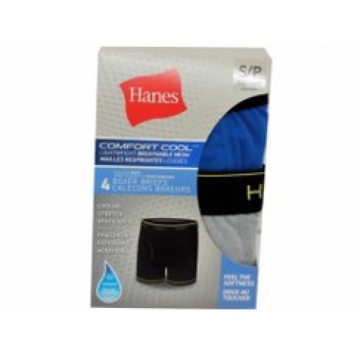 Boy's Boxer Briefs 4pk. Small Tagless Comfort Cool Hanes