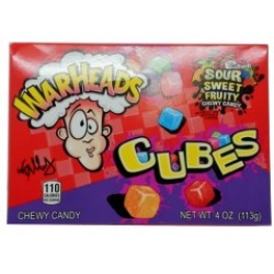 Warheads Cubes 113g. Theatre Box