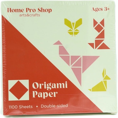 Origami Paper 1100 Sheets Double Sided Home Pro Shop