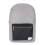 Backpack 16 Paris Nylon Grey w/Black Pocket Gino Ferrari