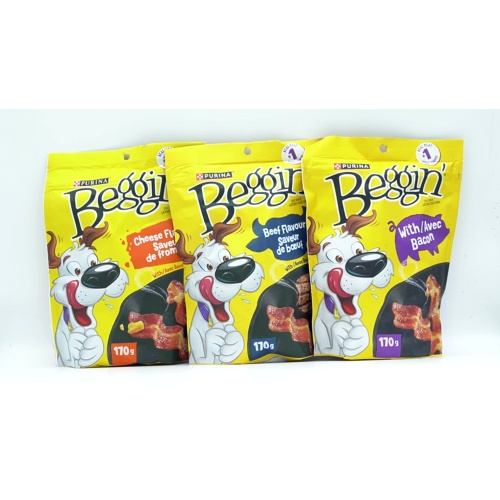 Purina Beggin' Dog Snacks 170g. Assorted Flavours