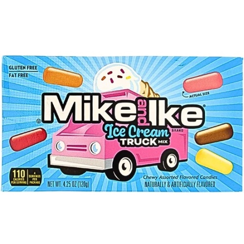 Mike And Ike Ice Cream Truck Mix Candy 120g.