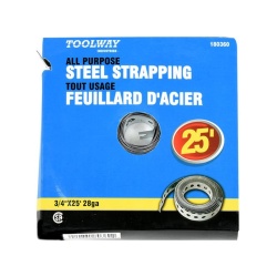 Steel Strap 25'x3/4 24 gauge"