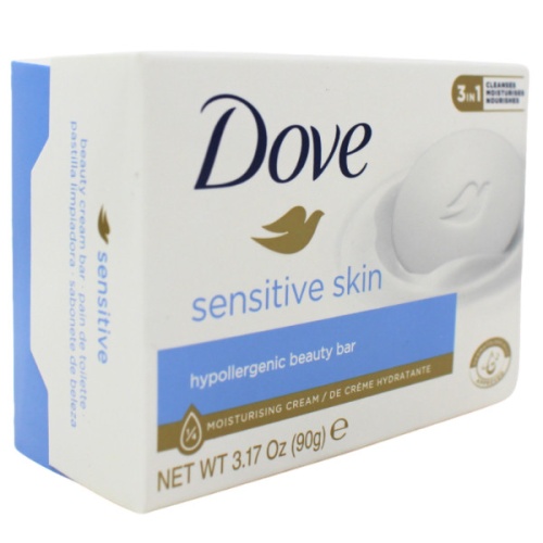 Bar Soap 90g Sensitive Skin Dove Hypoallergenic