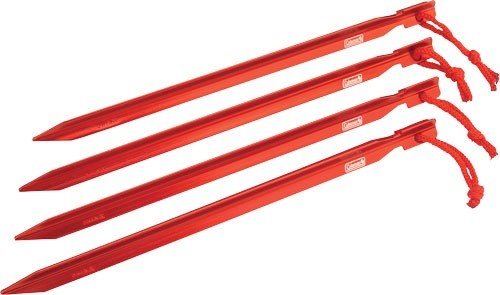 Aluminum Tent Stakes 9 4pk. Coleman or B/U .99each
