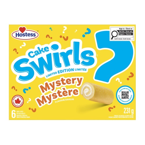 Cake Swirls Mystery Flavour 6 Swirl Cakes 231g. Hostess