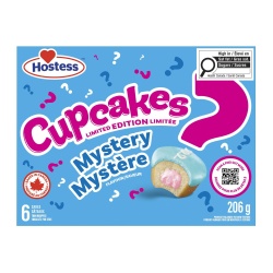 Cupcakes Mystery Flavour 6 Cakes 206g. Hostess