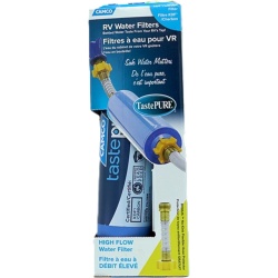 RV Water Filters KDF/Carbon High Flow Filter Camco