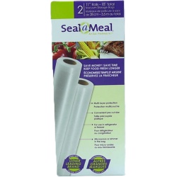 Vacuum Storage Bags 11 x 18' Rolls 2pk. Seal A Meal"