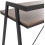 Encora Writing Desk Matte Black/Walnut CB Home 44.8” x 23.62” x 35.43”